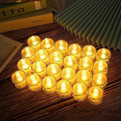 Led Lights  Tea Wax Home Decor Candles - Image 6
