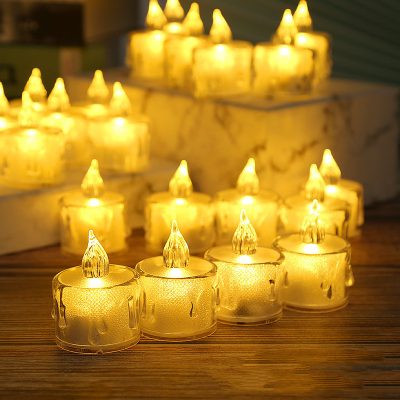 Led Lights  Tea Wax Home Decor Candles